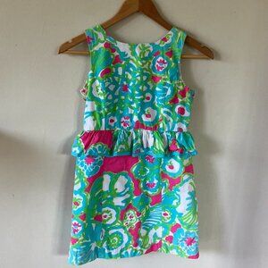 Lily Pulitzer Sleeveless Shift Dress Girls Size 12